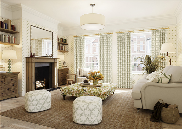 Vine and Bloom, Coriscon - Made to Measure Curtains - Image 7